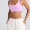 Shorts med medelhög midja i äggskalsvit