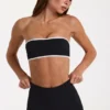 Soft Active bandeau-sport-BH i svart