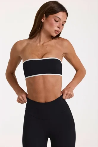 Soft Active bandeau-sport-BH i svart