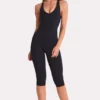 Soft Active Capri-jumpsuit i svart