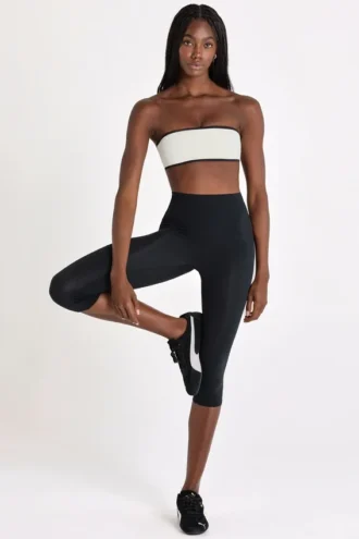 Soft Active Capri-leggings i svart