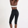 Soft Active Capri-leggings i svart