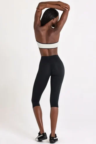 Soft Active Capri-leggings i svart