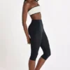 Soft Active Capri-leggings i svart