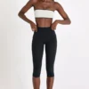 Soft Active Capri-leggings i svart