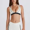 Soft Active Contrast minishorts i elfenben
