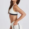 Soft Active Contrast minishorts i elfenben