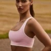 Soft Active Contrast sport-BH i puderrosa
