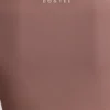 Soft Active crop top med hjärtformad halsringning i färgen Mocha