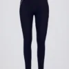 Soft Active Crossover Contrast Leggings i klassisk marinblå