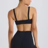 Soft Active Crossover Mini Shorts i svart