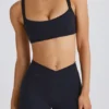 Soft Active Crossover Mini Shorts i svart