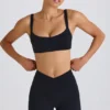Soft Active Crossover Mini Shorts i svart