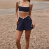 Soft Active Crossover Mini Skort i Classic Navy