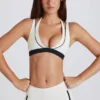 Soft Active Layered Sports Bra i Ivory