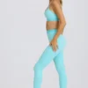 Soft Active-leggings i aqua