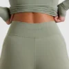 Soft Active-leggings i full längd i bambugrönt