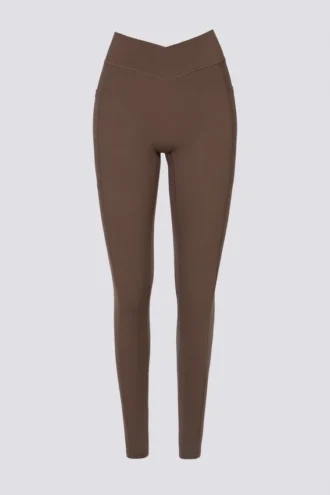 Soft Active-leggings i full längd i färgen Cocoa