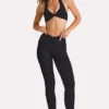 Soft Active-leggings i full längd i svart