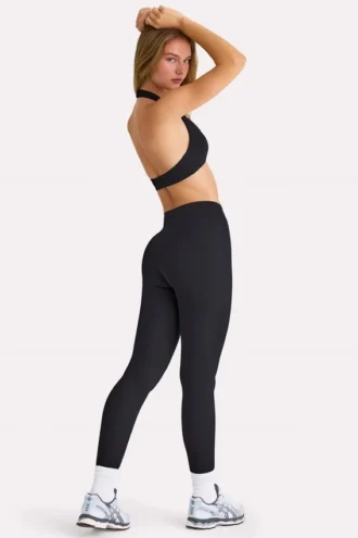 Soft Active-leggings i full längd i svart