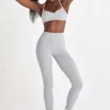 Soft Active-leggings i gråmelerat