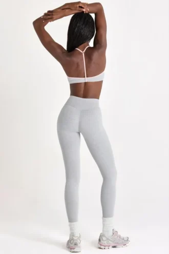 Soft Active-leggings i gråmelerat