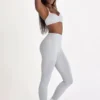 Soft Active-leggings i gråmelerat