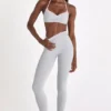 Soft Active-leggings i gråmelerat