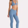 Soft Active-leggings i marinblått