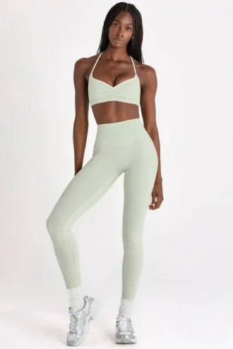 Soft Active-leggings i Sage Marl