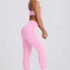 Soft Active-leggings med medelhög midja i babyrosa