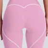 Soft Active-leggings med medelhög midja i dammrosa