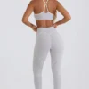 Soft Active-leggings med medelhög midja i grått