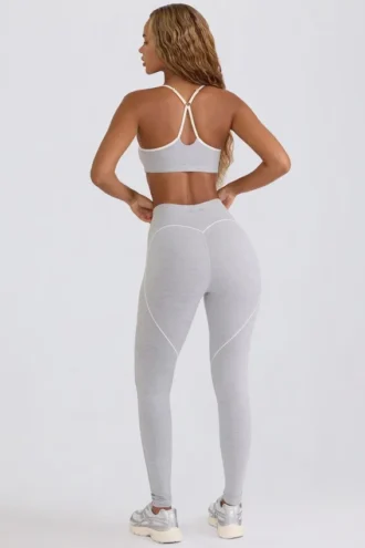 Soft Active-leggings med medelhög midja i grått