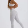 Soft Active-leggings med medelhög midja i grått