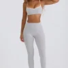 Soft Active-leggings med medelhög midja i grått
