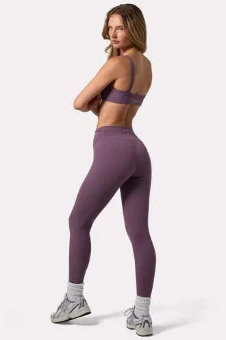Soft Active-leggings med rynkad midja i färgen Dusk