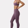 Soft Active-leggings med rynkad midja i färgen Dusk
