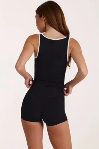 Soft Active-linne i svart