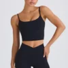 Soft Active-linne i svart