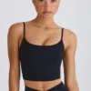 Soft Active-linne i svart