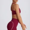 Soft Active minishorts i burgundy