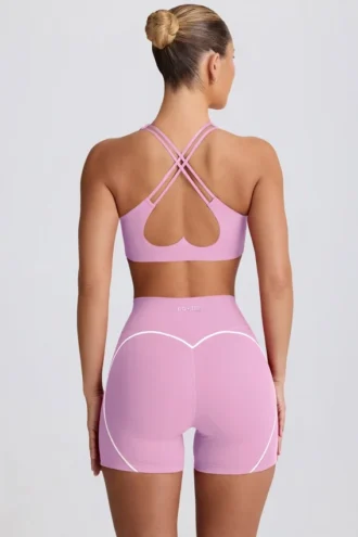Soft Active minishorts i dammrosa