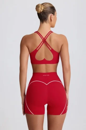 Soft Active minishorts i Hot Red