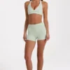 Soft Active minishorts i Sage Marl