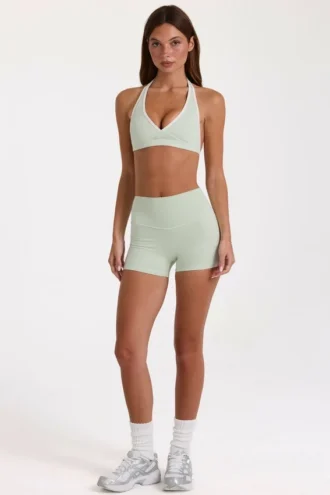 Soft Active minishorts i Sage Marl
