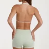 Soft Active minishorts i Sage Marl