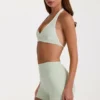 Soft Active minishorts i Sage Marl