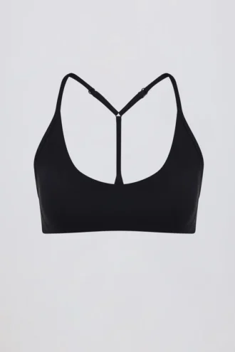Soft Active Racerback Sports Bra i svart