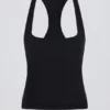 Soft Active Racerback Tank Top i svart